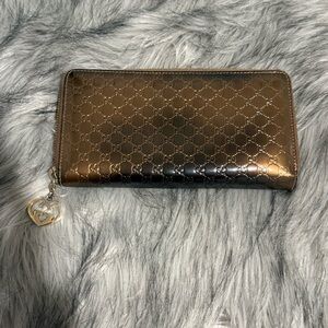 Gucci vintage RARE ombre Bronze Wallet